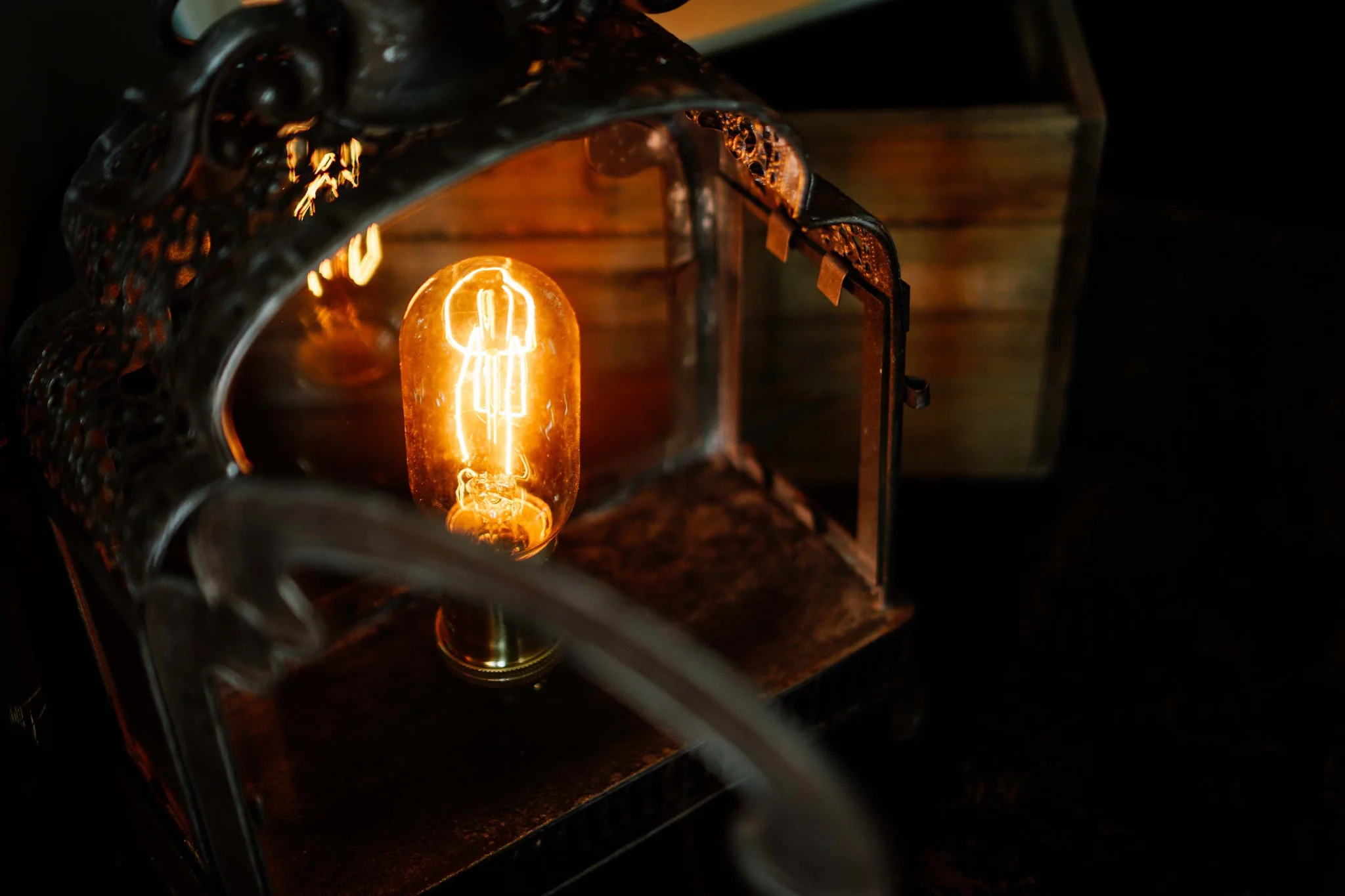 Antique Spade Lantern - Image 12
