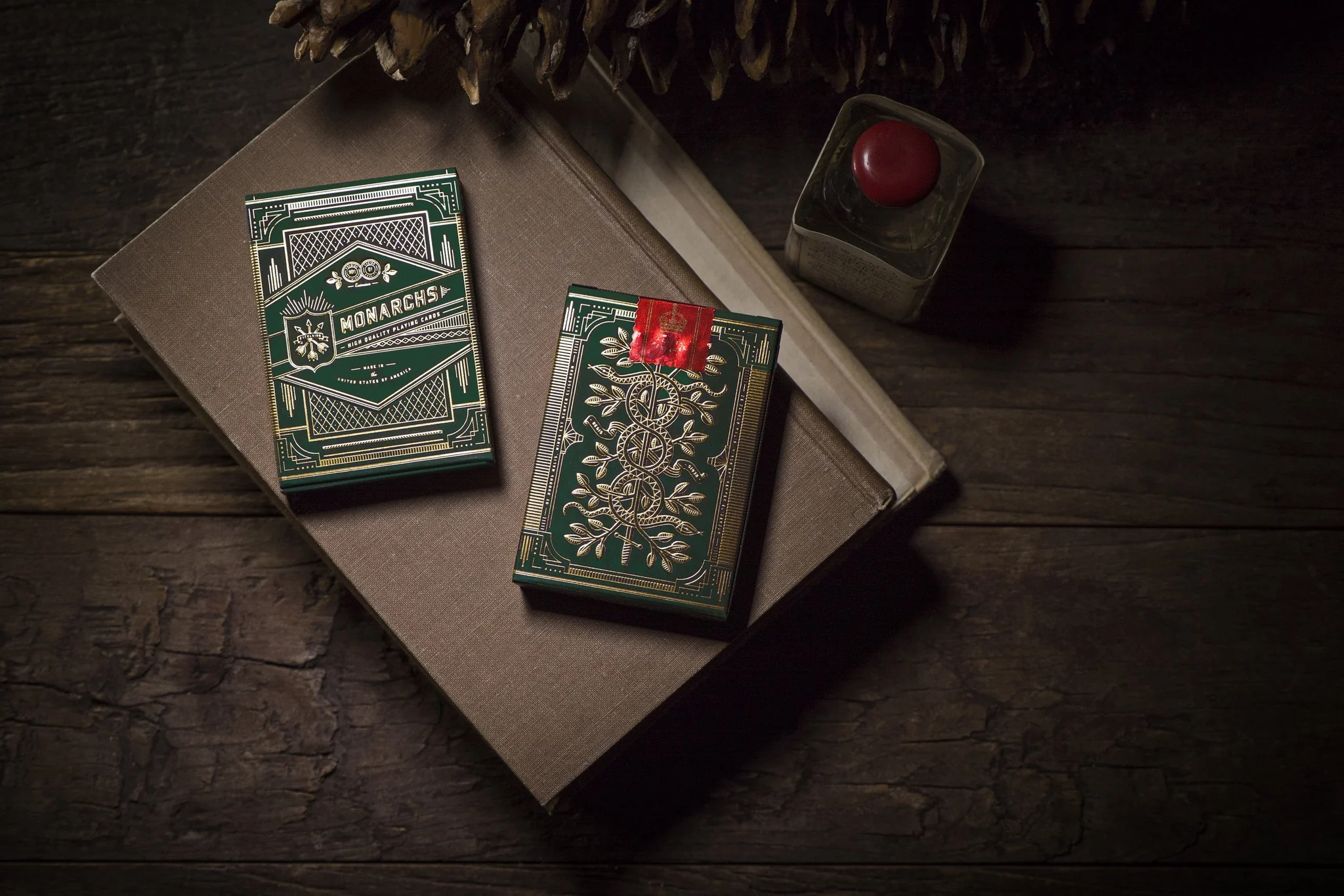 Green Monarch Playing Cards - Image 6