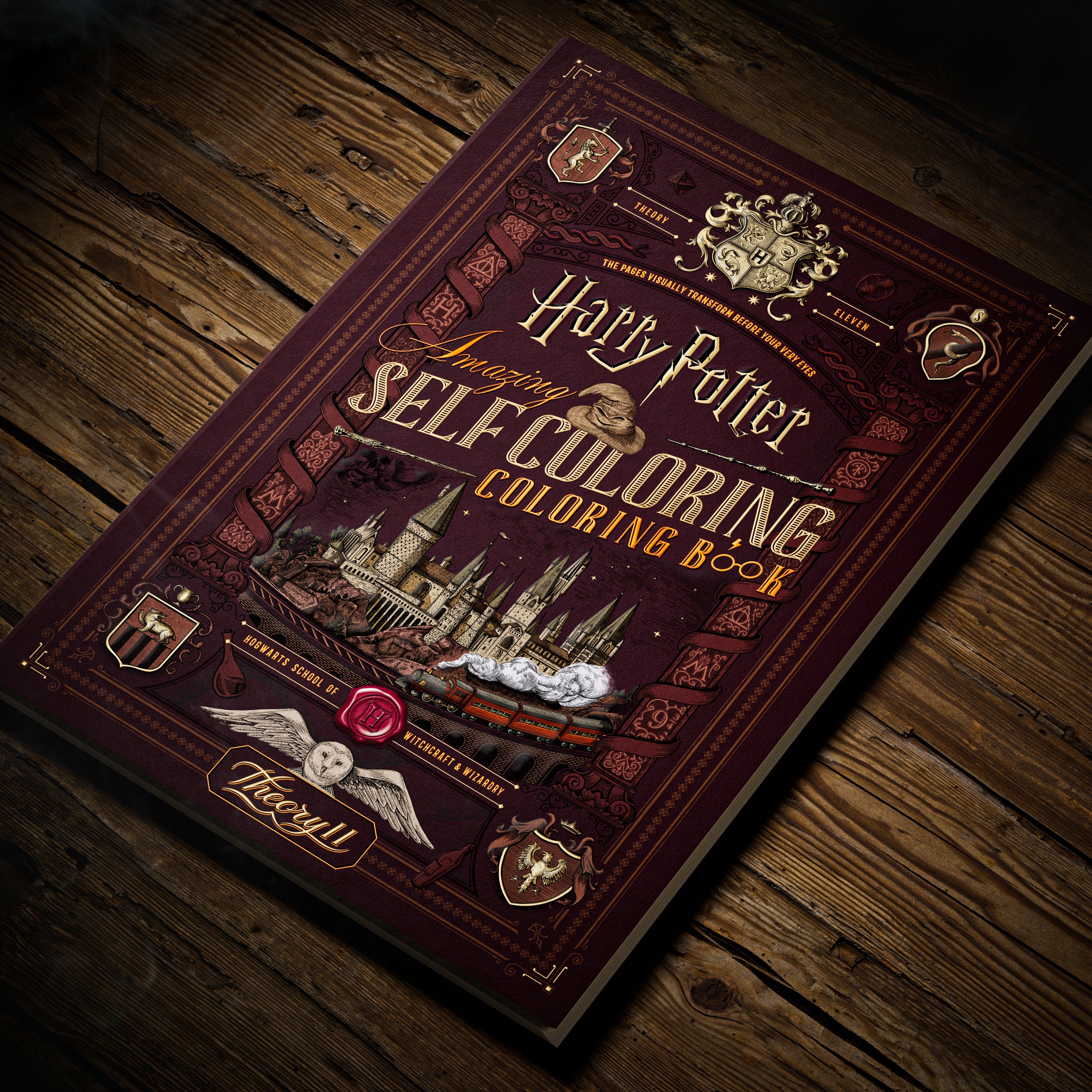 Harry Potter Self-Coloring Book