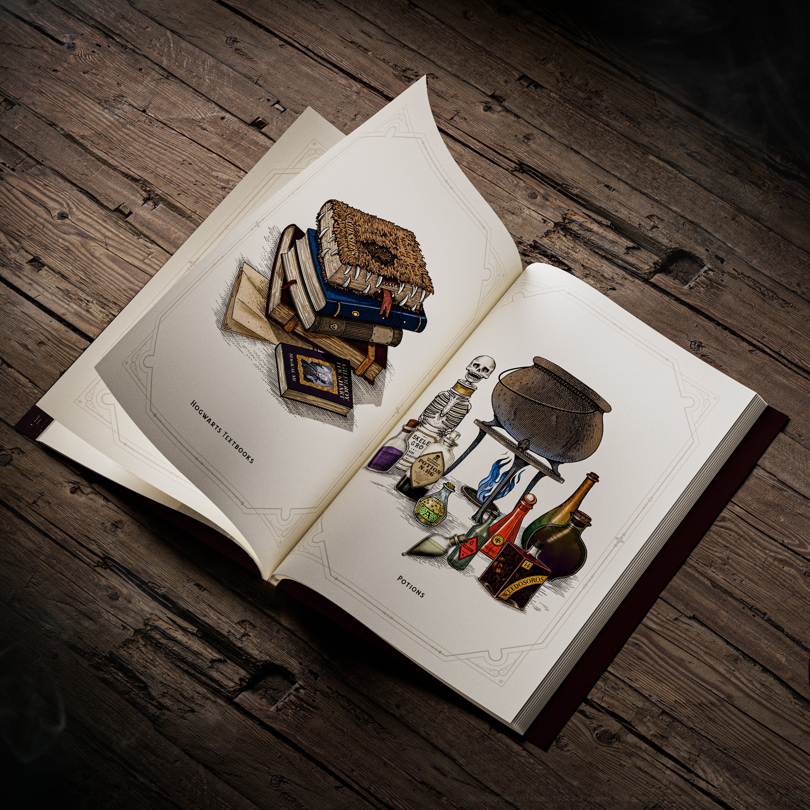 Harry Potter Self-Coloring Book - Image 5