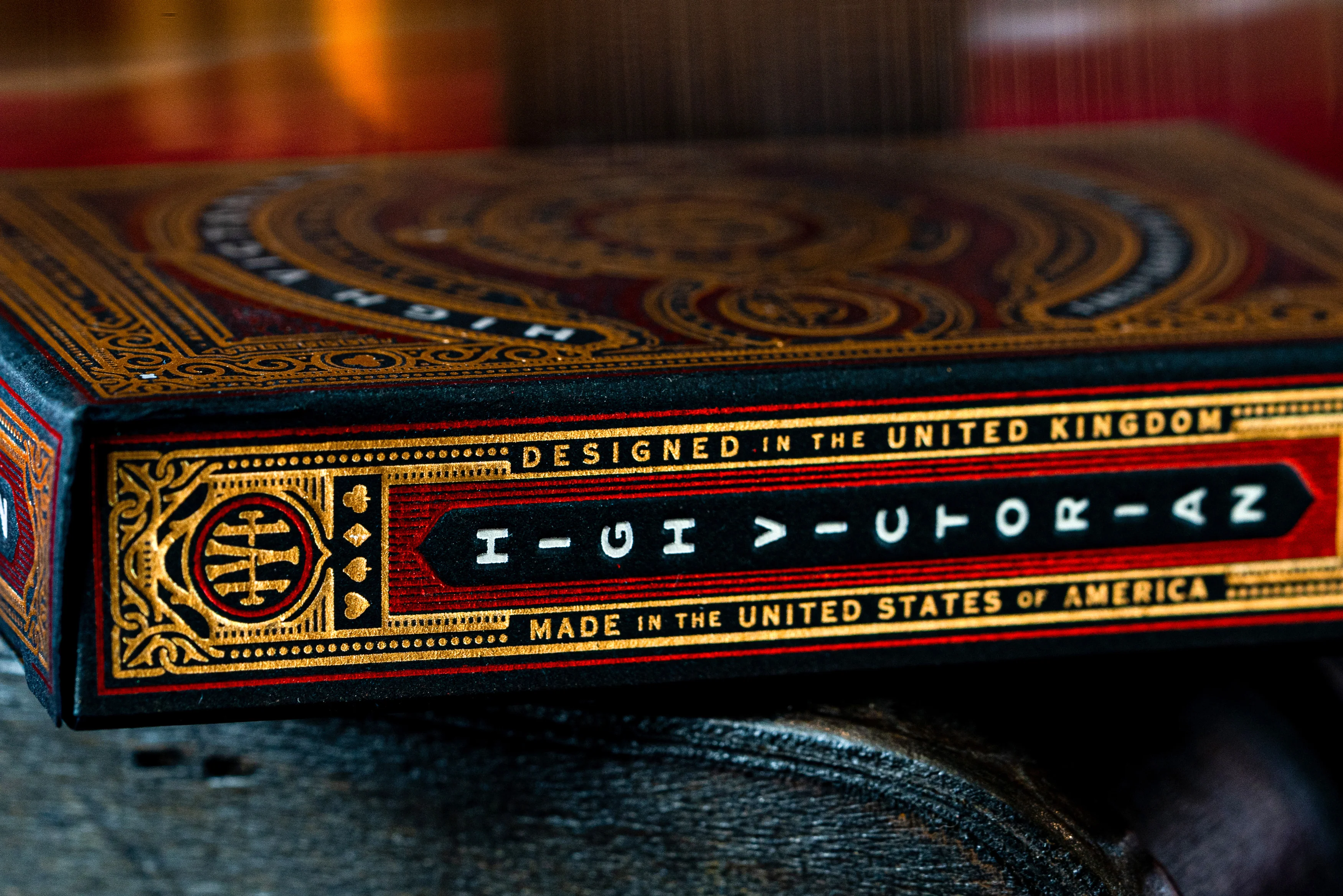 High Victorian Red Playing Cards - Image 4