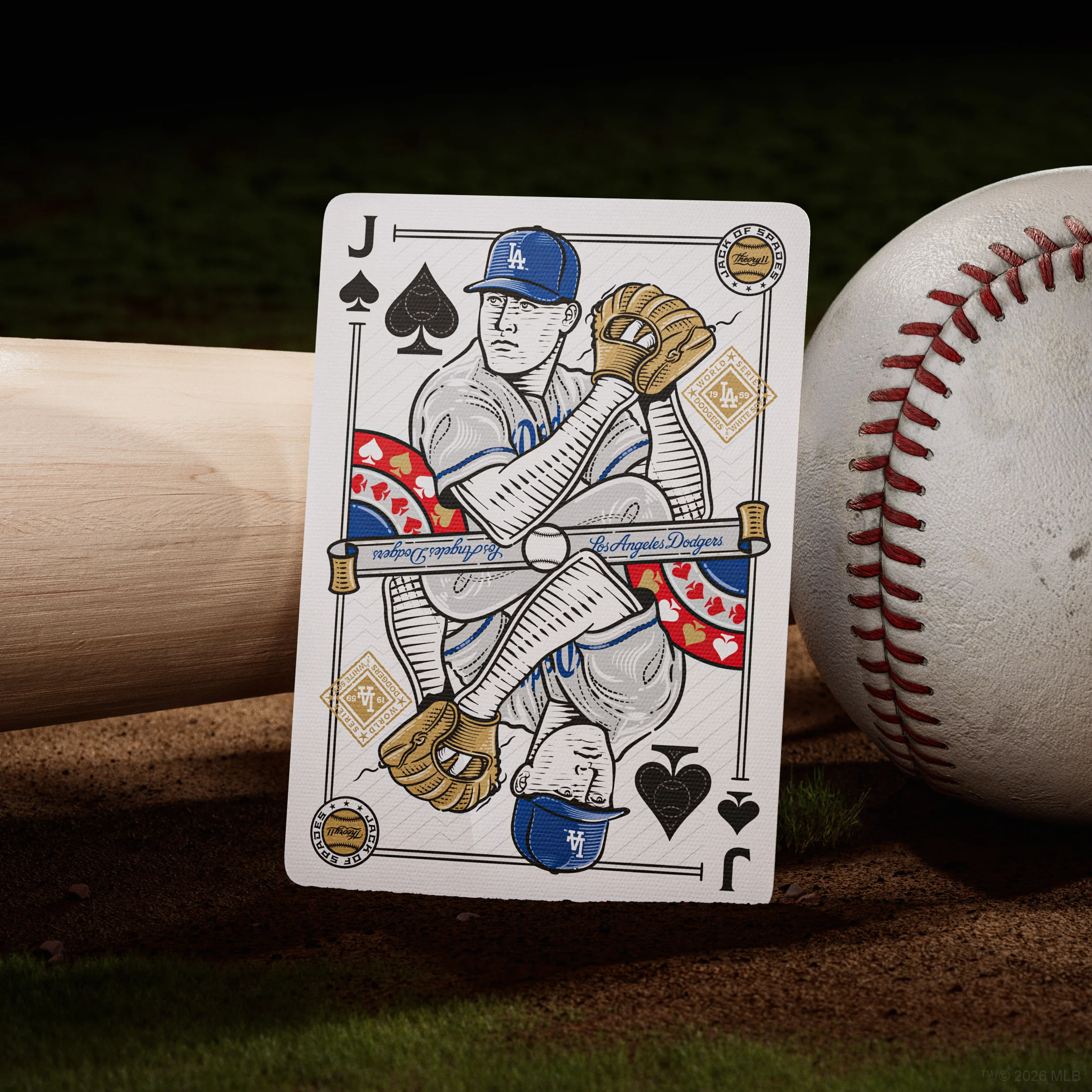 Los Angeles Dodgers Playing Cards - Image 4