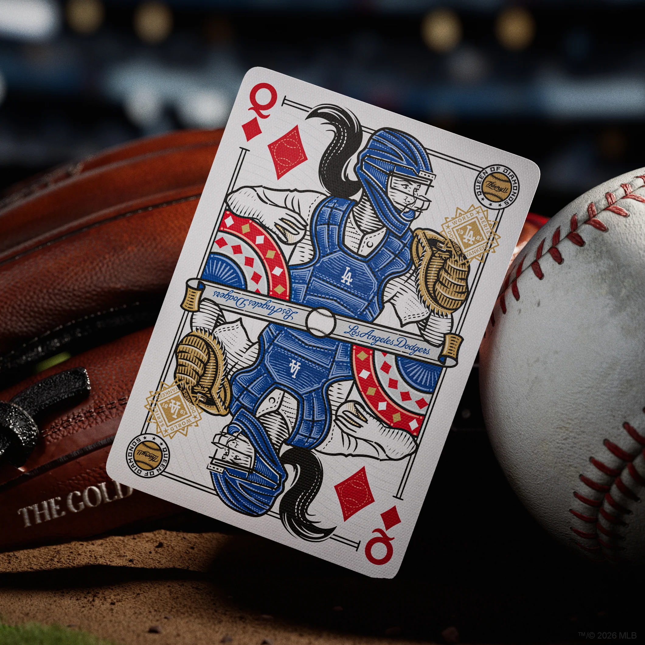 Los Angeles Dodgers Playing Cards - Image 7