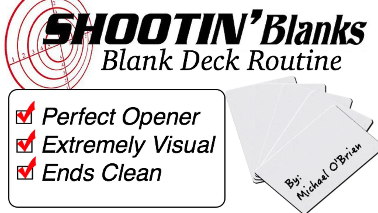 Shootin' Blanks by Michael O'Brien