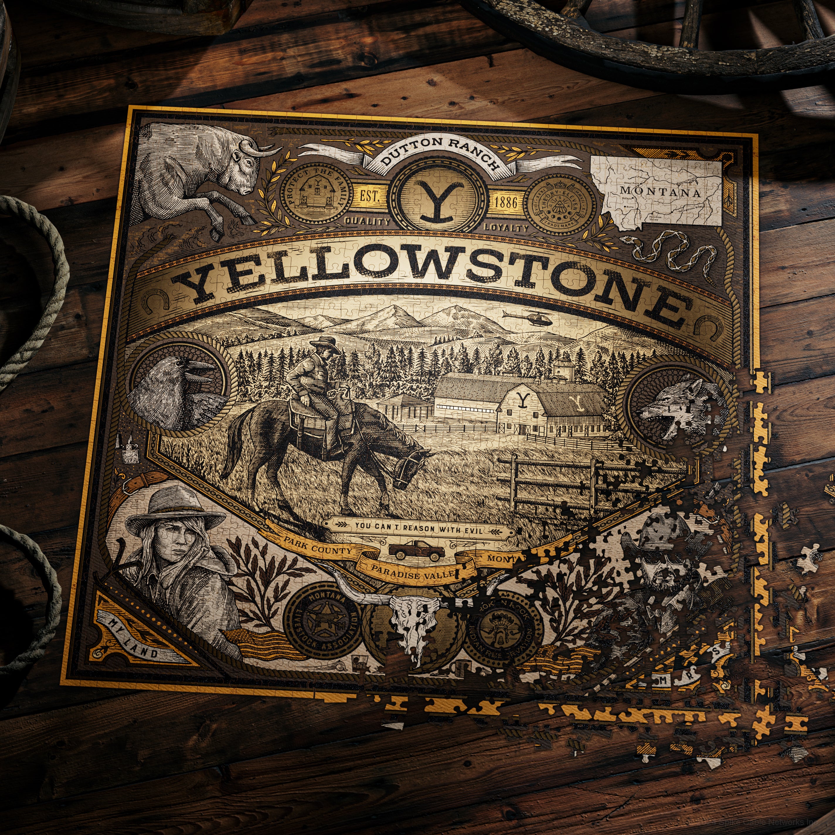 Yellowstone Jigsaw Puzzle - Image 4