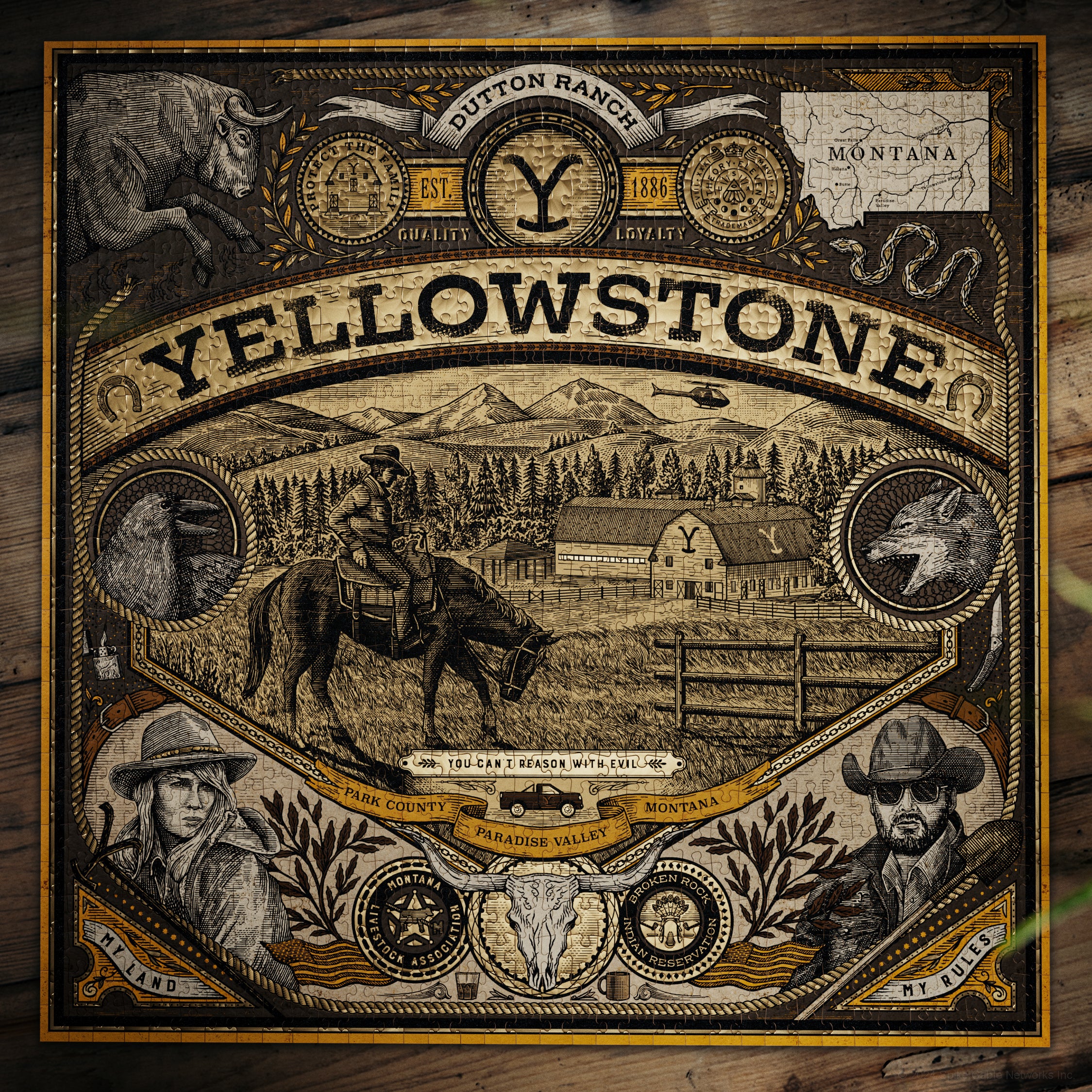Yellowstone Jigsaw Puzzle - Image 5